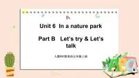 人教版 (PEP)五年级上册Unit 6 In a nature park Part B完美版课件ppt