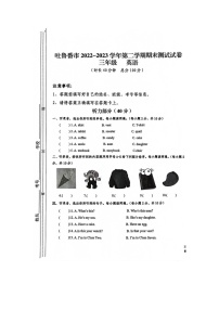 新疆维吾尔自治区吐鲁番市2022-2023学年三年级下学期期末英语试题