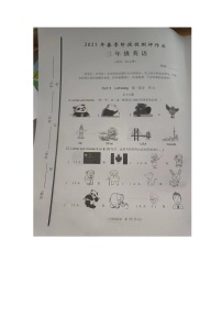 山东省枣庄市2022-2023学年三年级下学期期中英语阶段性测评