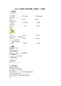 小学英语沪教牛津版(六三制一起)三年级下册unit9 A day on the farm.精品习题