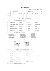 小学英语人教版四下 冲刺时刻 期末测试卷 六