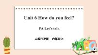 小学英语人教版 (PEP)六年级上册Unit 6 How do you feel? Part A优秀课件ppt