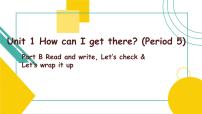 小学英语人教版 (PEP)六年级上册Unit 1 How can I get there? Part B课文课件ppt