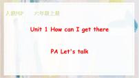 小学英语人教版 (PEP)六年级上册Unit 1 How can I get there? Part A图文课件ppt