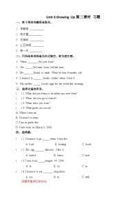 人教版 (新起点)五年级下册Lesson 3同步达标检测题