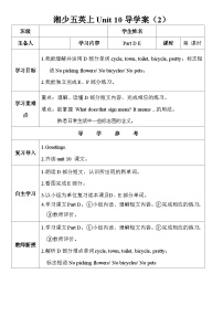 湘少版五年级上册Unit 1 What does she look like?第二课时教学设计及反思