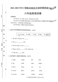 河南省信阳市固始县2022-2023学年六年级下学期6月期末英语试题