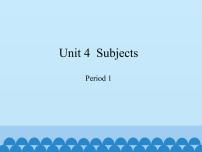 沪教牛津版(六三制三起)Unit 4 Subjects教课ppt课件