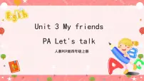 小学英语人教版 (PEP)四年级上册Unit 3 My friends Part A优质课课件ppt