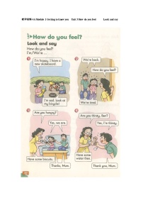 沪教牛津版(五四制)四年级上册Module 1 Getting to know youunit 3 How do you feel?教案及反思