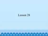 小学英语北京版三年级上册Lesson 28课文内容ppt课件