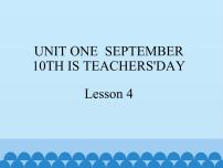 英语北京版Lesson 4教课内容ppt课件