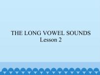 小学英语清华大学版三年级上册Unit 1 The long vowel sounds背景图课件ppt