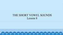 清华大学版三年级上册Unit 2 The short vowel sounds备课课件ppt