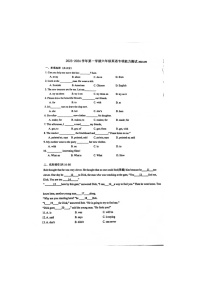 江苏省苏州市虎丘区苏州高新区文昌实验小学校2023-2024学年六年级上学期10月月考英语试题