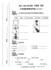 陕西省商洛市镇安县第二中学2023-2024学年六年级上学期月考英语试题（月考）