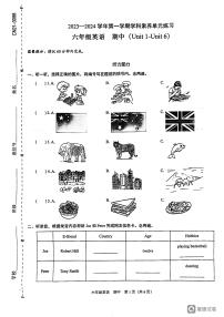 广东省深圳市龙华区龙华中心小学2023-2024学年六年级上学期期中英语试卷