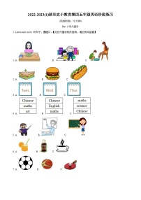 2022-2023学年福建省厦门市湖里实验小学教育集团人教PEP版五年级上学期期中英语试卷（含听力音频）（解析版）