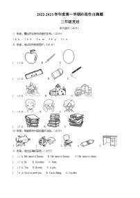 2022-2023学年河北省保定市定州市冀教版（三起）三年级上册期中阶段性自测英语试卷（解析版）