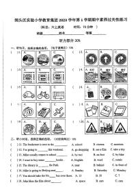 浙江省温州市洞头区洞头县实验小学2023-2024学年六年级上学期11月期中英语试题