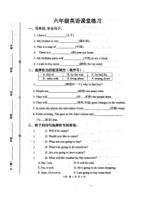 河南省商丘市夏邑县2023-2024学年六年级上学期11月期中英语试题