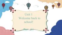 英语三年级下册Unit 1 Welcome back to school! Part A图文ppt课件