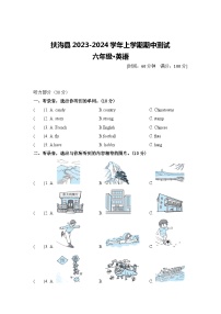 河南省周口市扶沟县2023-2024学年六年级上学期11月期中英语试题