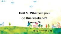 四年级下册Lesson 30 Revision精品课件ppt