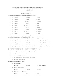 期末（试题）译林版（三起）英语六年级上册