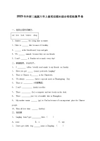 期末（试题）外研版（三起）英语六年级上册