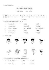 期末模拟冲刺卷（试题）外研版（三起）英语三年级上册.1