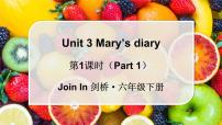 外研剑桥版六年级下册Unit 3 mary's diary课文ppt课件