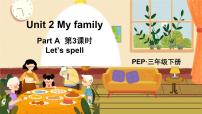 小学英语人教版 (PEP)三年级下册Unit 2 My family Part A教课内容课件ppt