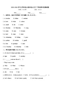 2023-2024学年江苏省连云港市连云区三下英语期中监测试题含答案