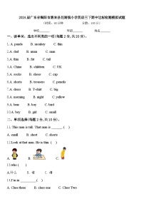 2024届广东省揭阳市惠来县花湖镇小学英语三下期中达标检测模拟试题含答案