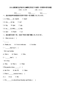 2024届新疆克拉玛依市白碱滩区英语三年级第二学期期中联考试题含答案