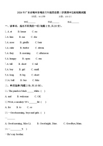 2024年广东省梅州市梅县三年级英语第二学期期中达标检测试题含答案