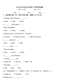 2024年汉中市汉台区英语三下期中联考试题含答案