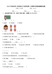 2024年河南省周口市项城市三年级英语第二学期期中质量检测模拟试题含答案