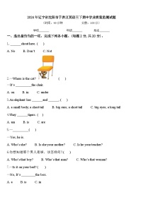 2024年辽宁省沈阳市于洪区英语三下期中学业质量监测试题含答案