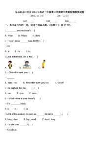 乐山市金口河区2024年英语三年级第二学期期中质量检测模拟试题含答案