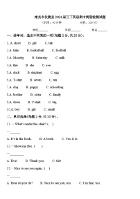 南充市仪陇县2024届三下英语期中质量检测试题含答案