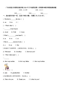 广东省湛江市雷阳实验学校2024年三年级英语第二学期期中教学质量检测试题含答案