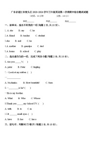 广东省湛江市坡头区2023-2024学年三年级英语第二学期期中综合测试试题含答案