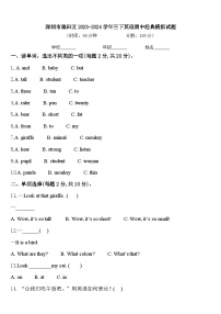 深圳市福田区2023-2024学年三下英语期中经典模拟试题含答案
