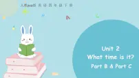 小学人教版 (PEP)Unit 2 What time is it? Part B教课课件ppt