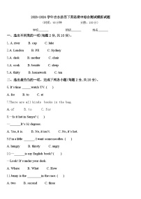 2023-2024学年吉水县四下英语期中综合测试模拟试题含答案