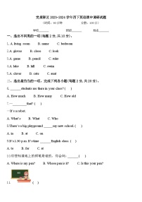 龙泉驿区2023-2024学年四下英语期中调研试题含答案