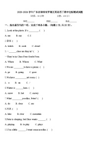 2023-2024学年广东省深圳市罗湖区英语四下期中达标测试试题含答案