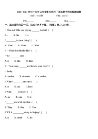 2023-2024学年广东省云浮市新兴县四下英语期中达标检测试题含答案